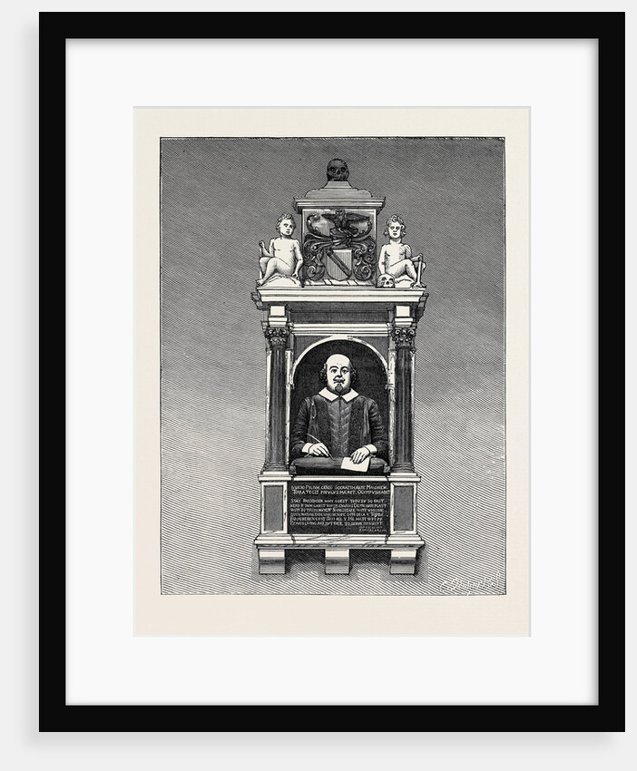 The Shakespeare Anniversary Celebration: Monument in Stratford Church by Anonymous