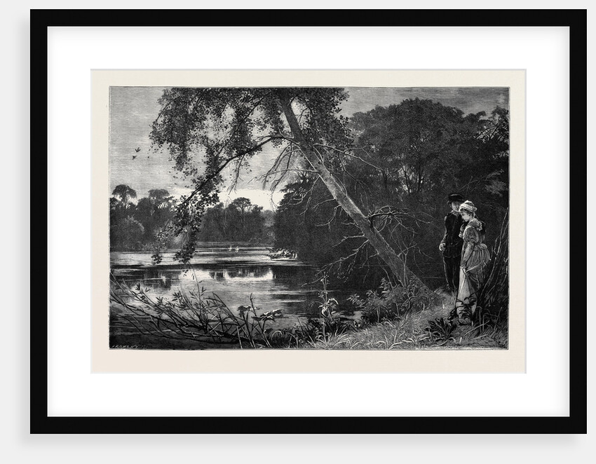 Still Waters, Silent Streams Run Deepest,True Love Never Dies from the Picture by Edward H. Fahey by Anonymous