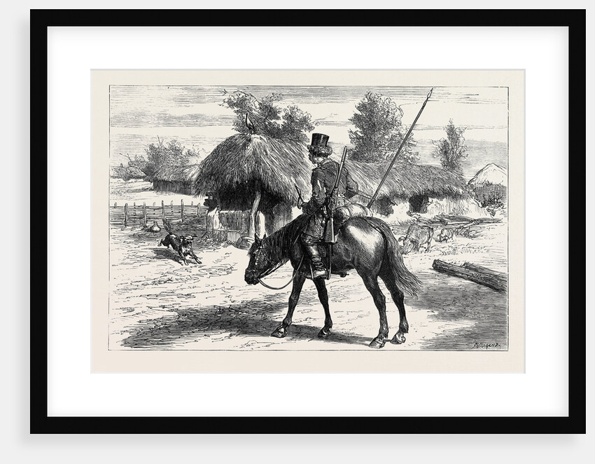 The War in the East, with the Cossacks: An Advance Guard in a Romanian Village: is Any One at Home? by Anonymous