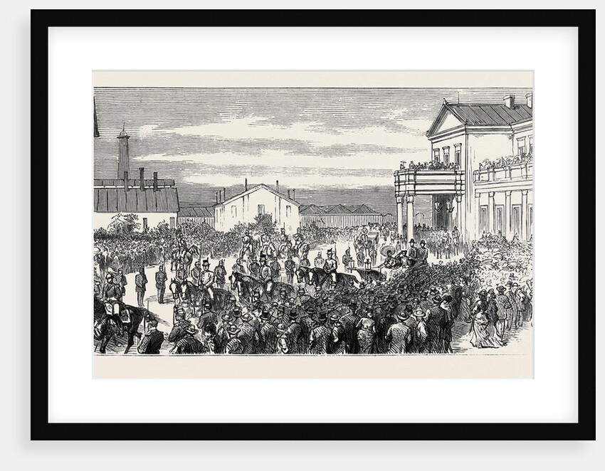 The War in the East, Arrival at Bucharest of the Grand Duke Nicholas, Commander-in-Chief of the Russian Forces by Anonymous