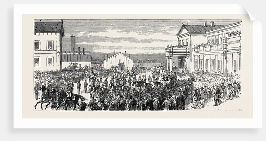 The War in the East, Arrival at Bucharest of the Grand Duke Nicholas, Commander-in-Chief of the Russian Forces by Anonymous