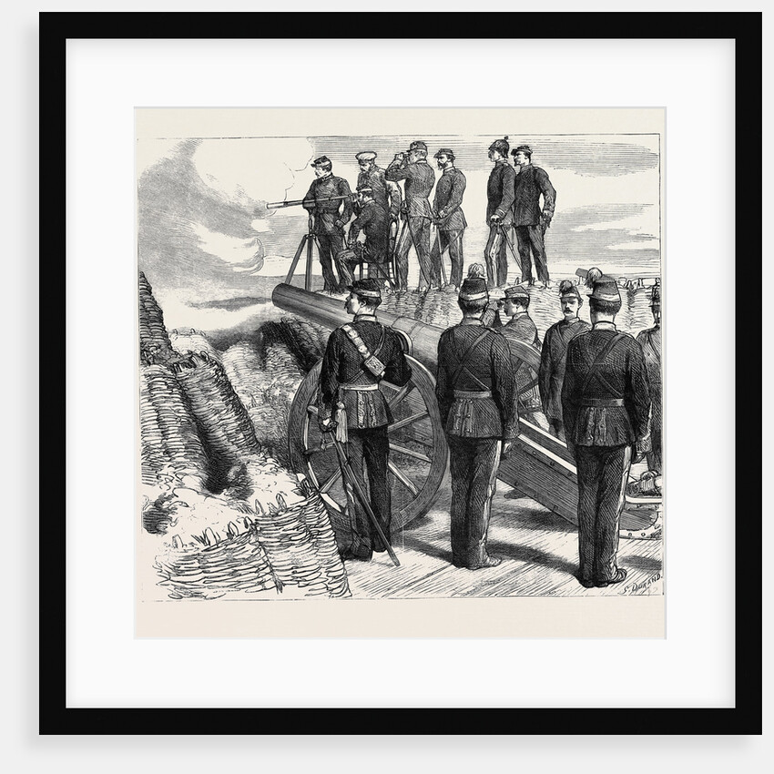 The War in the East, Cannonading at Kalafat by Anonymous
