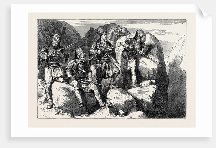 The War in the East: with the Turks: Bashi-Bazouks in Ambush by Anonymous