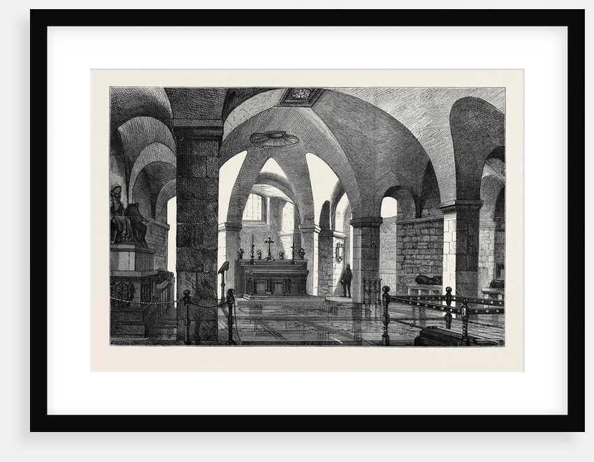 New Chapel for Early Morning Service in the Crypt of St. Paul's Cathedral, London by Anonymous