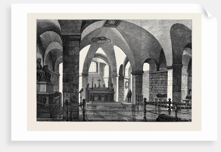 New Chapel for Early Morning Service in the Crypt of St. Paul's Cathedral, London by Anonymous