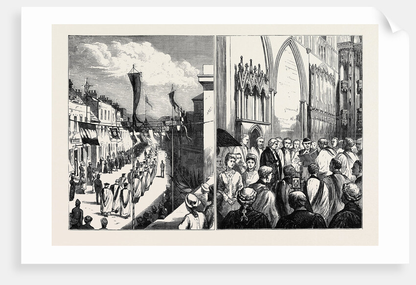 The Installation and Enthronement of the New Bishop of St. Alban's by Anonymous