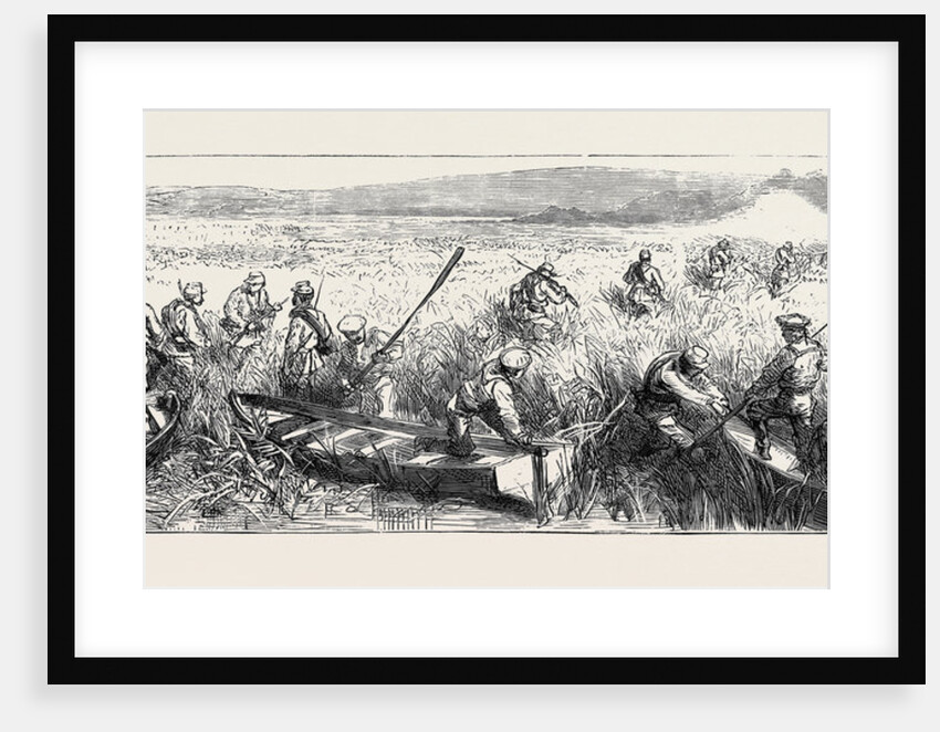 The War in the East, with the Russians on the Danube: A Picket Skirmish in the Dobrudscha, Near Galatz by Anonymous