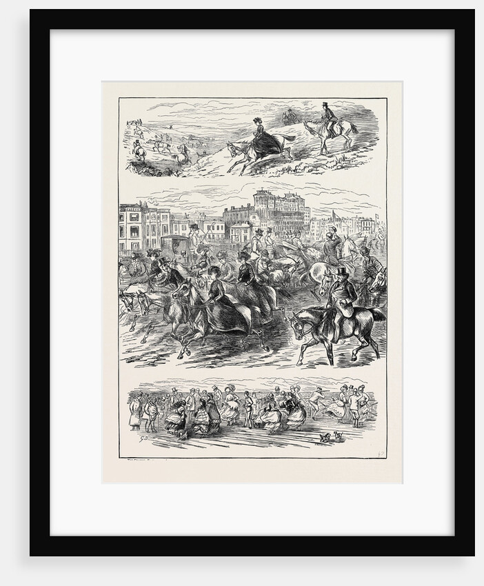 Sketches at Brighton, 1870 by Anonymous