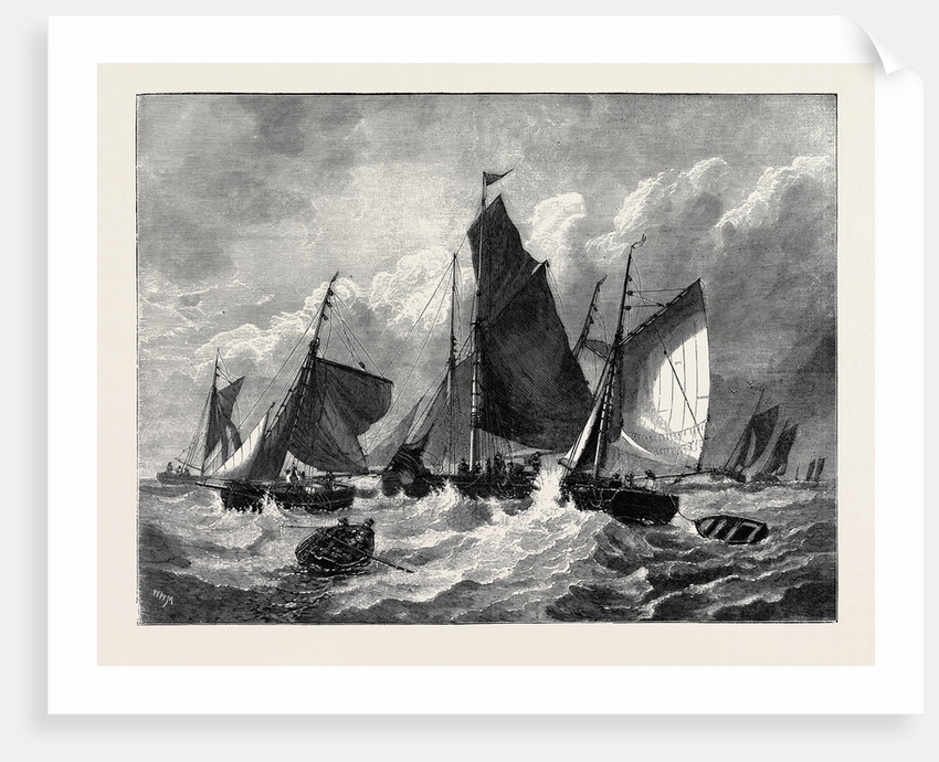 The Oyster Boat, 1870 by Anonymous