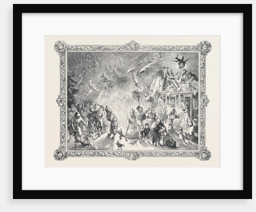 Christmas Characters, 1869 by Anonymous