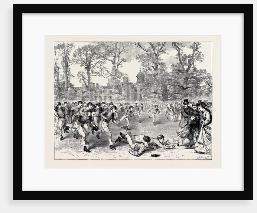 Football at Rugby, 1870 by Anonymous