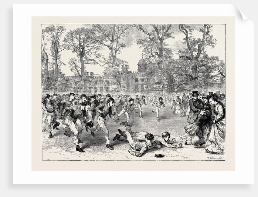 Football at Rugby, 1870 by Anonymous