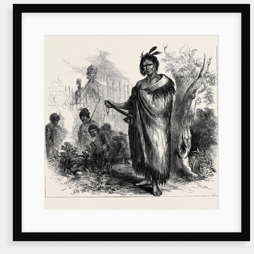 Te Kooti, the Maori Chief and Leader of Insurgents in New Zealand, 1870 by Anonymous