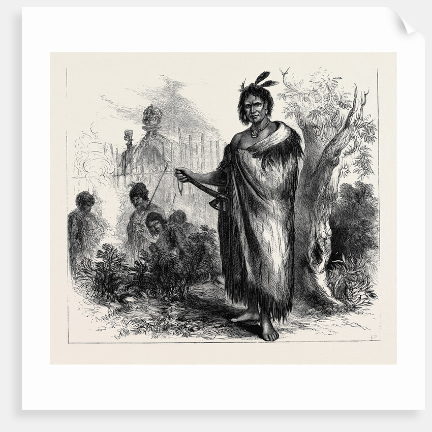 Te Kooti, the Maori Chief and Leader of Insurgents in New Zealand, 1870 by Anonymous