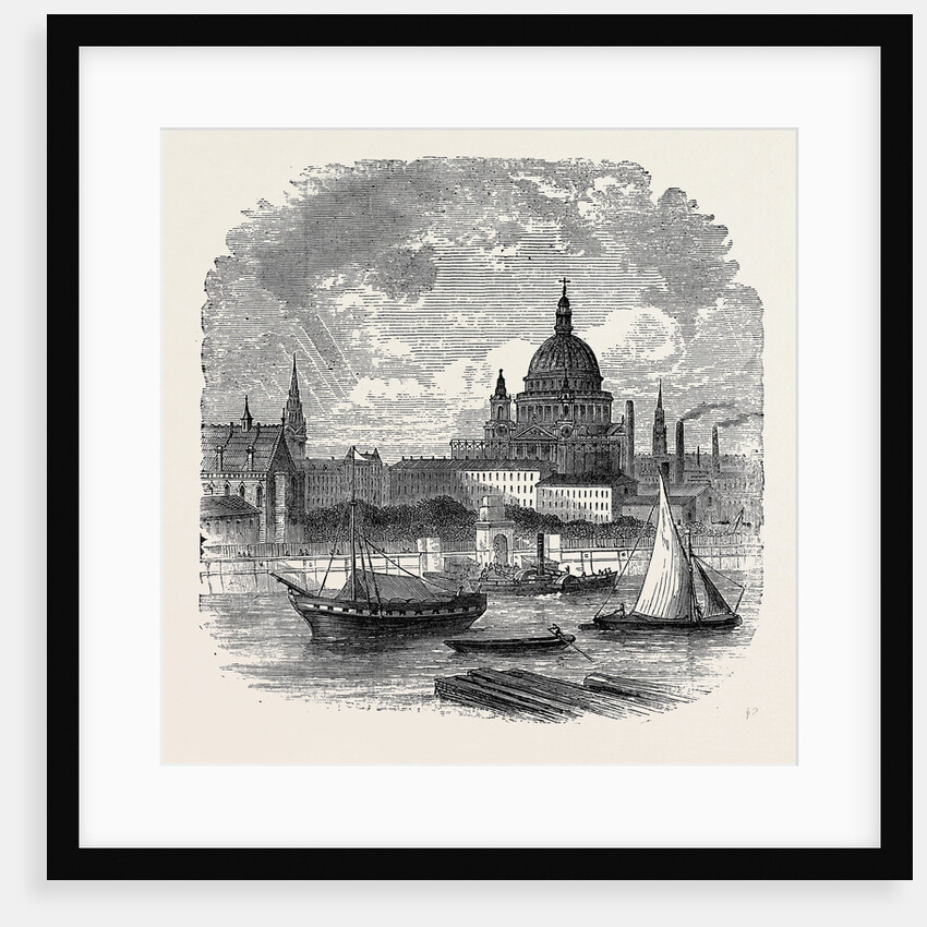 Views on the Embankment, London, 1870 by Anonymous