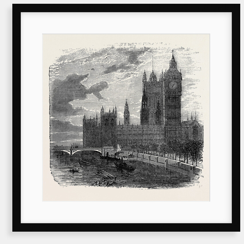 Views on the Embankment, Westminster, London, 1870 by Anonymous