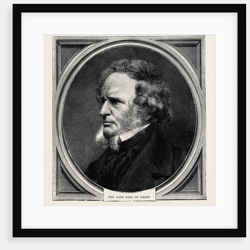 The Late Earl of Derby, 1870 by Anonymous