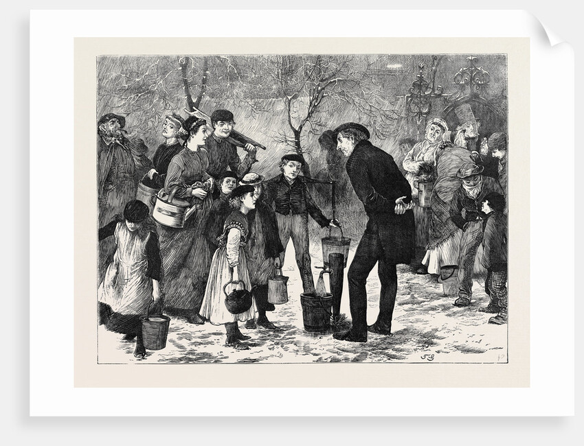 A Street Plug During a Frost, 1870 by Anonymous