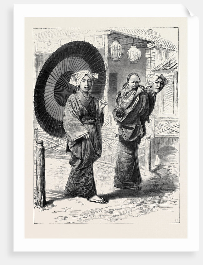 Japanese Ladies, 1870 by Anonymous