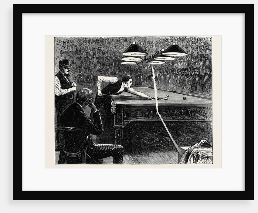 Billiards, 1870 by Anonymous