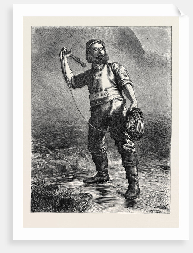 The Life Brigade Man, 1870 by Anonymous