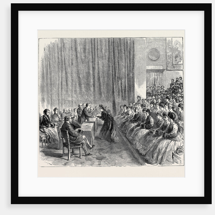 Presentation of Prizes by Prince Teck at the South Kensington Museum, London, 1870 by Anonymous