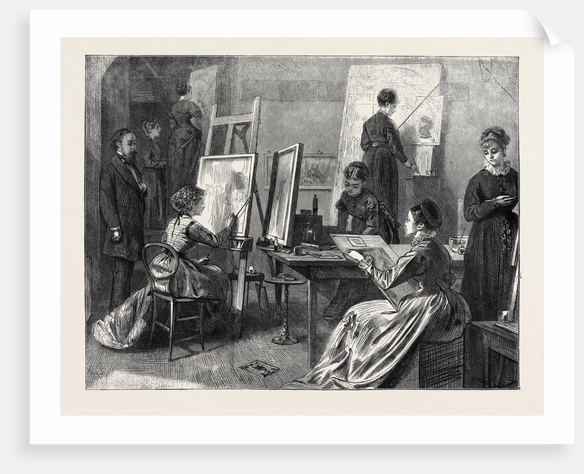 The Painting in the South Kensington Museum, London, 1870 by Anonymous
