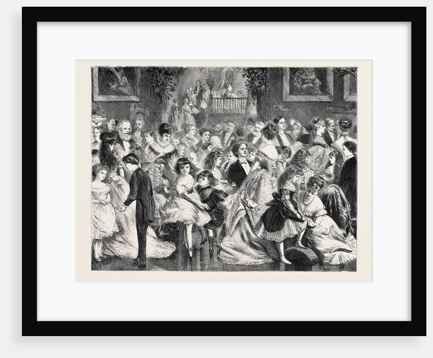 A Juvenile Ball, 1870 by Anonymous