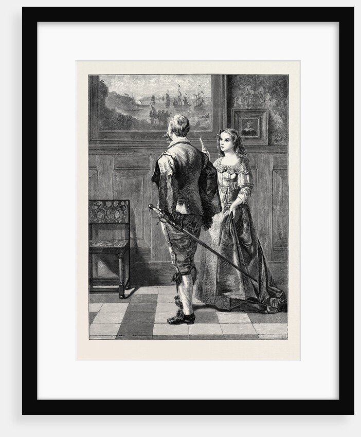 J'Y Etais from a Painting by F. Willems by Anonymous