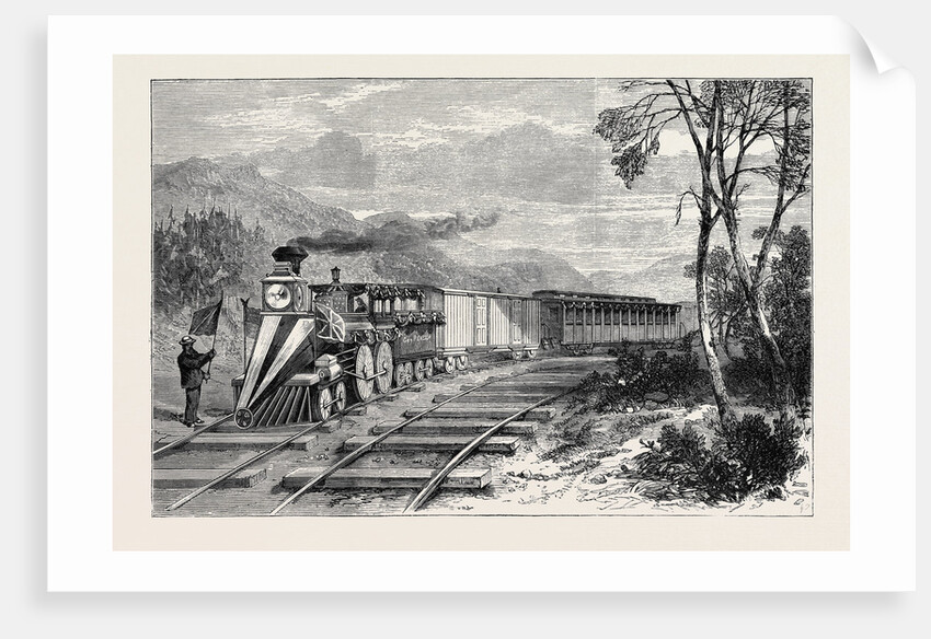 The Peabody Train, 1870 by Anonymous