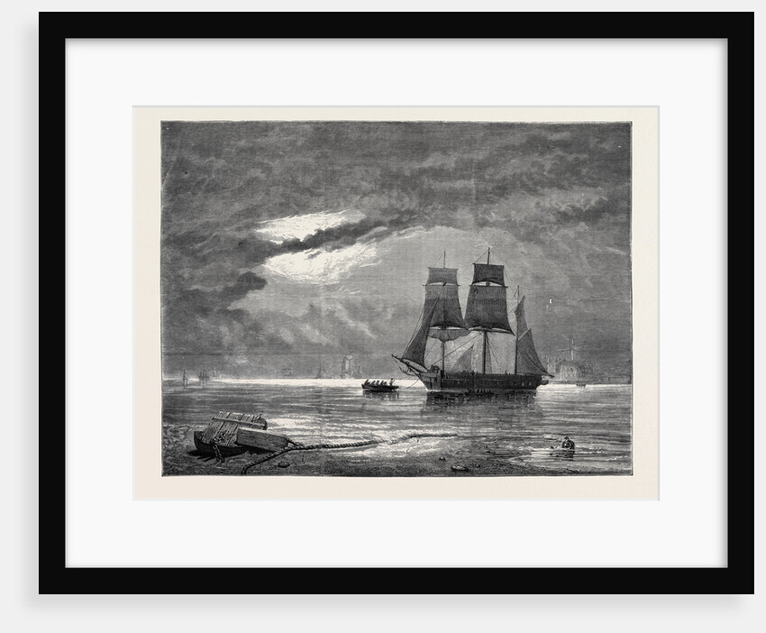 Moonlight, 1870 by Anonymous