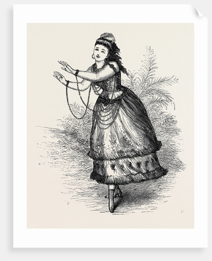 Mrs. Wood As Pocahontas in La Belle Sauvage, 1870 by Anonymous