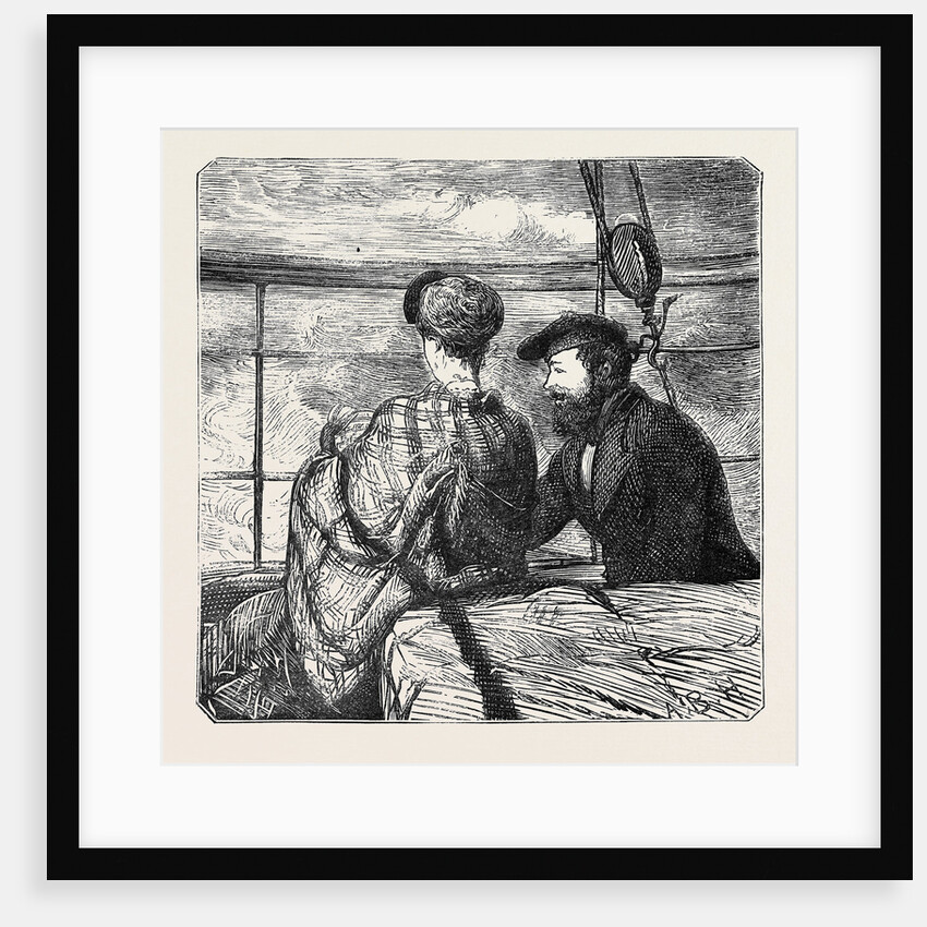 On the Atlantic Steamer: Moonshine, 1870 by Anonymous