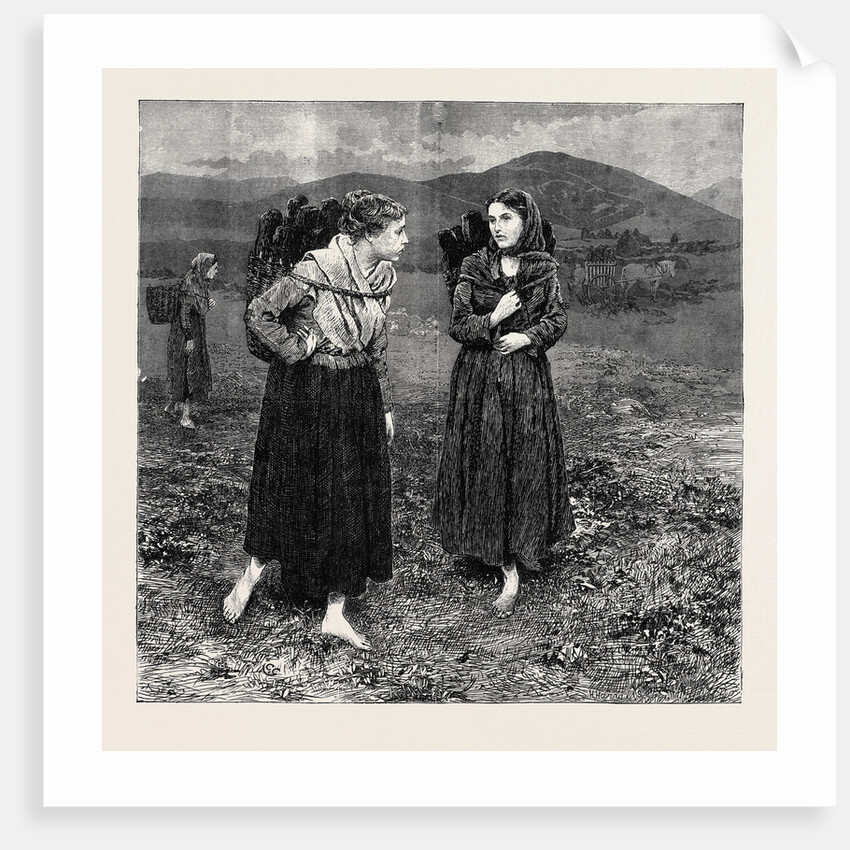 Irish Sketches: Turf Carriers, 1870 by Anonymous