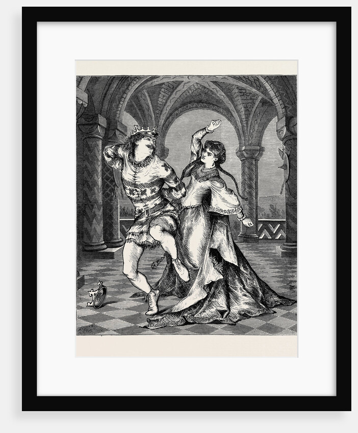 Scene from Chilperic at the Lyceum Theatre, London, 1870 by Anonymous