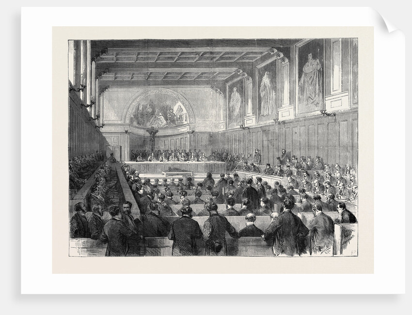 The Trial of Prince Pierre Bonaparte, the Court at Tours, 1870 by Anonymous