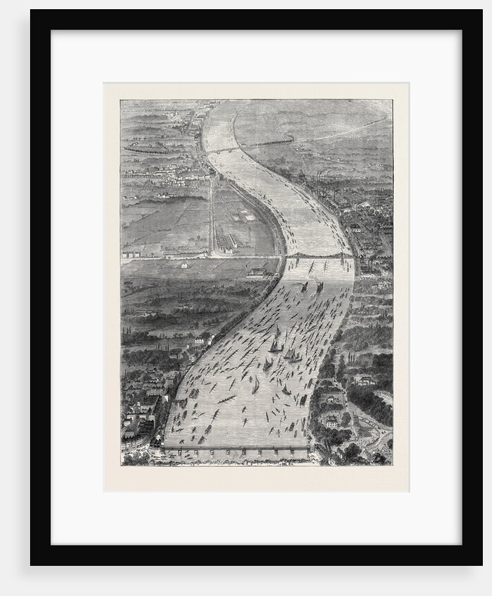 The Oxford and Cambridge Boat Race, 1870 by Anonymous