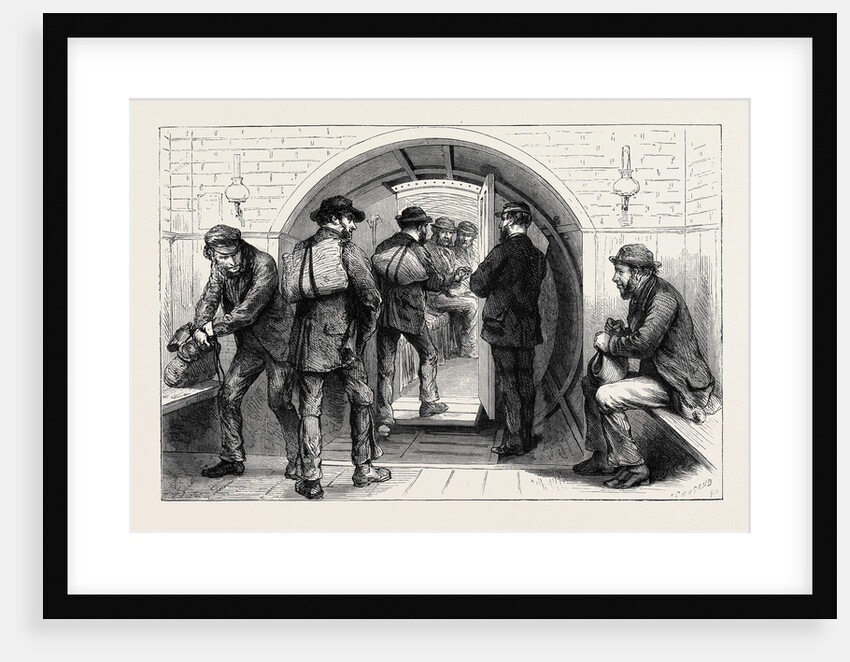 The Thames Subway, the Tooley Street Station. 1870 by Anonymous