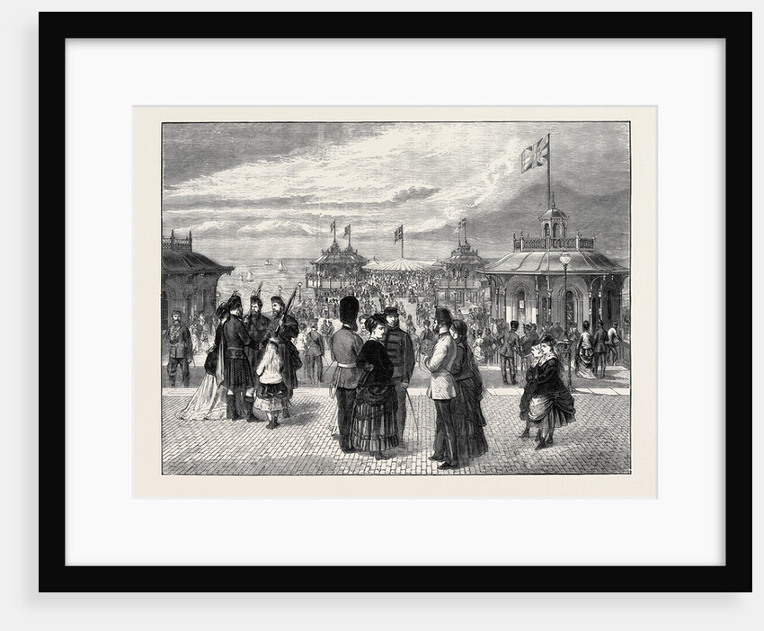 The Volunteers at Brighton, the New Pier, 1870 by Anonymous