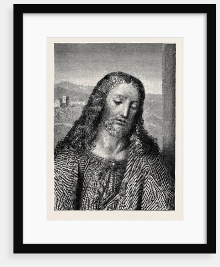 Head of Our Saviour from Leonardo Da Vinci's Last Supper by Anonymous