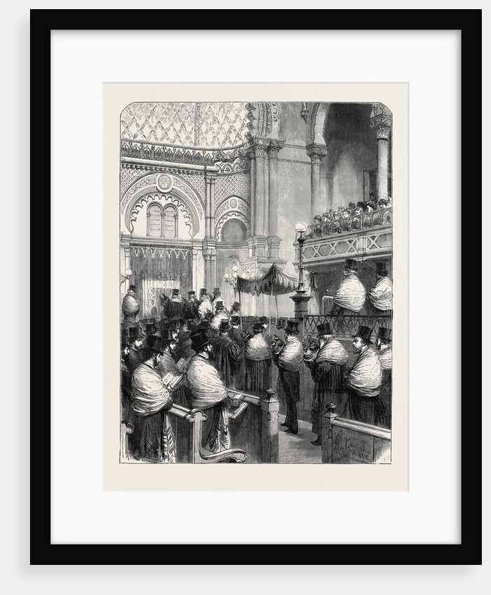 Consecration of the New Central Synagogue in Great Portland Street, 1870 by Anonymous