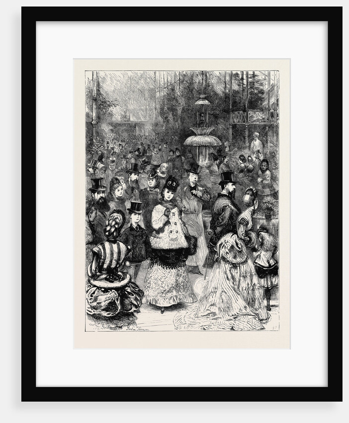 Saturday Afternoon at the Crystal Palace, 1870 by Anonymous