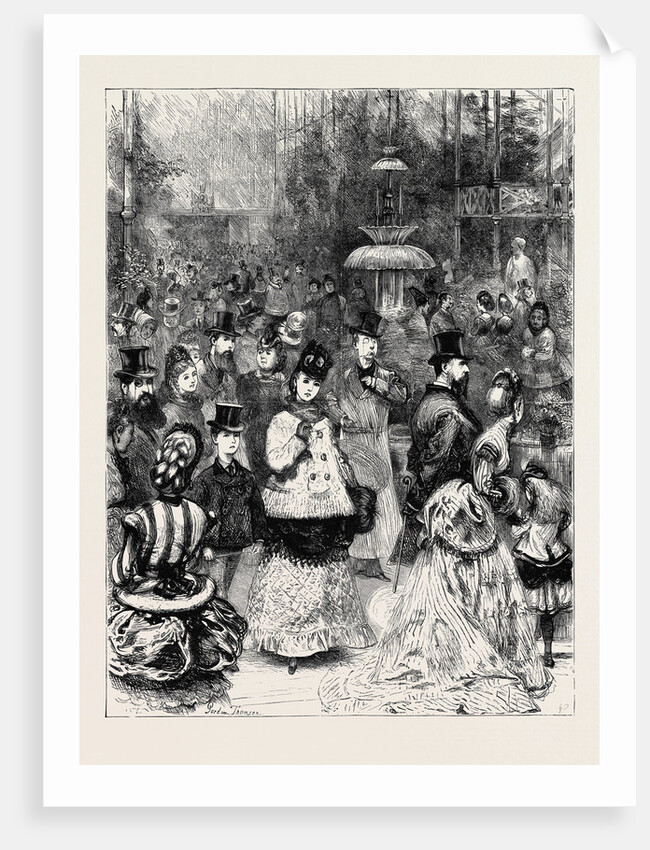 Saturday Afternoon at the Crystal Palace, 1870 by Anonymous