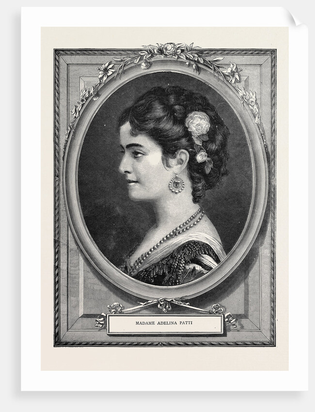 Madame Adelina Patti, 1870 by Anonymous