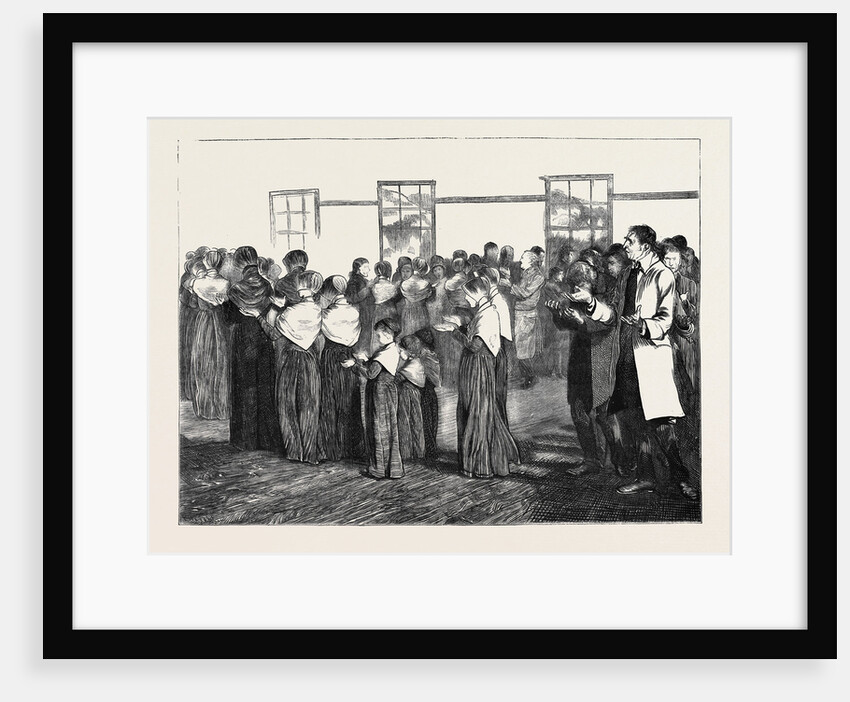 Shakers at Meeting. The Final Procession, 1870 by Anonymous
