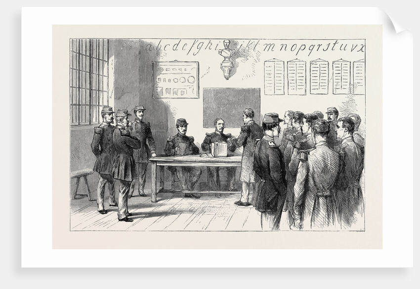 The Plebiscitum. Soldiers Voting, 1870 by Anonymous