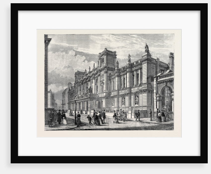 The New London University Buildings, Burlington Gardens, 1870 by Anonymous