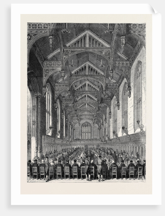 The Princess Louise at the New Inner Temple Hall, 1870 by Anonymous