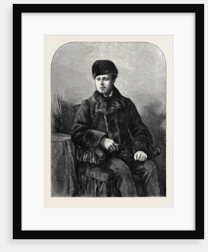 H.R.H. Prince Arthur in Canadian Winter Costume, 1870 by Anonymous