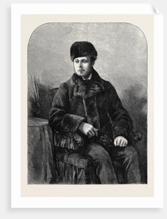 H.R.H. Prince Arthur in Canadian Winter Costume, 1870 by Anonymous